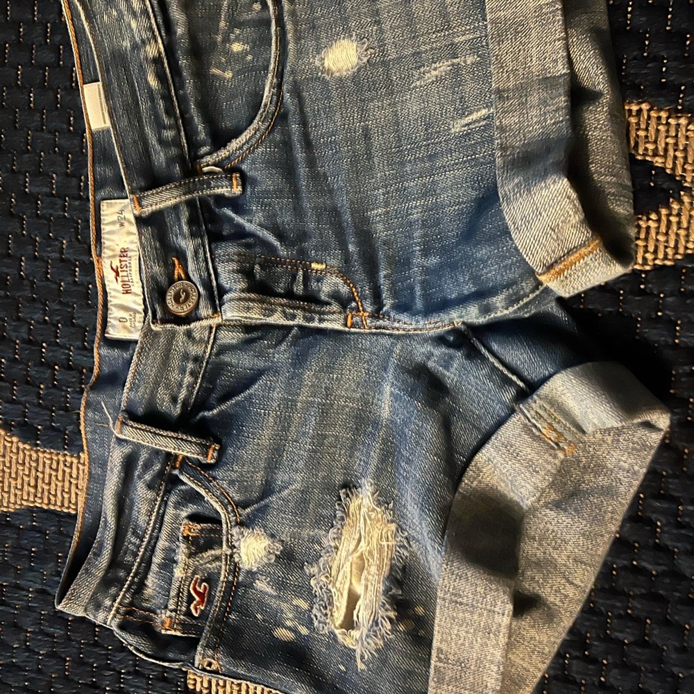 Hollister size 24 jean shorts